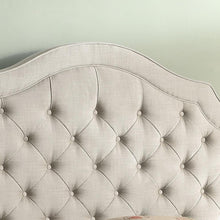 Load image into Gallery viewer, Andover Upholstered Button Tufted Curved Top Panel Bed