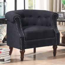 Load image into Gallery viewer, Adeline Chesterfield Rolled Out with Nailhead Trim Barrel Arm Chair