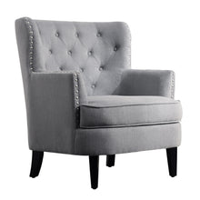 Load image into Gallery viewer, Gustavo Tufted Wingback Nailhead Trim Contemporary Accent Chair