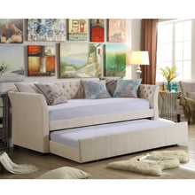 Load image into Gallery viewer, Celine Tufted Twin Size Daybed with Trundle