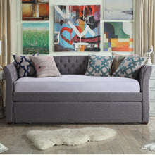 Load image into Gallery viewer, Celine Tufted Twin Size Daybed with Trundle