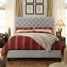 Load image into Gallery viewer, Potter Chesterfield Rolled Out Tufted Upholstered Bed