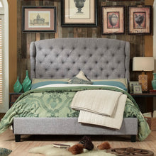 Load image into Gallery viewer, Brockville Upholstered Wingback Panel Bed