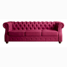 Load image into Gallery viewer, Berkeley Traditional Chesterfield Roll Arm Upholstered Sofa