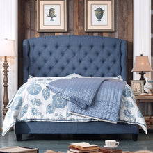 Load image into Gallery viewer, Brockville Upholstered Wingback Tufted Panel Bed