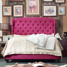 Load image into Gallery viewer, Brockville Upholstered Wingback Tufted Panel Bed