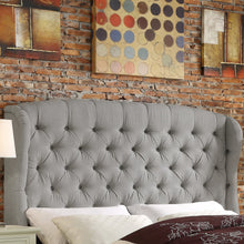 Load image into Gallery viewer, Brockville Upholstered Wingback Headboard