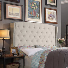 Load image into Gallery viewer, Harper Upholstered Wingback Headboard