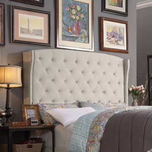 Harper Upholstered Wingback Headboard