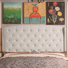 Load image into Gallery viewer, Harper Upholstered Wingback Headboard