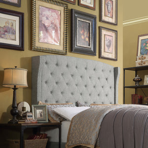 Harper Upholstered Wingback Headboard