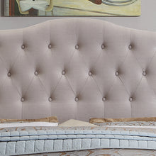 Load image into Gallery viewer, Leonard Upholstered Low Profile Panel Tufted Adjustable Standard Bed