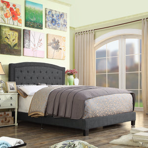 Pascal Tufted Upholstered Low Profile Standard Bed