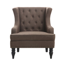 Load image into Gallery viewer, Chagnon Wide Wingback Tufted Accent Chair