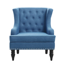 Load image into Gallery viewer, Chagnon Wide Wingback Tufted Accent Chair