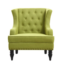 Load image into Gallery viewer, Chagnon Wide Wingback Tufted Accent Chair