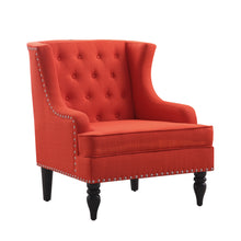 Load image into Gallery viewer, Chagnon Wide Wingback Tufted Accent Chair