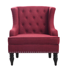 Load image into Gallery viewer, Chagnon Wide Wingback Tufted Accent Chair
