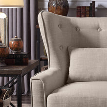 Load image into Gallery viewer, Kin Tufted Wingback Chair with Back Cushion