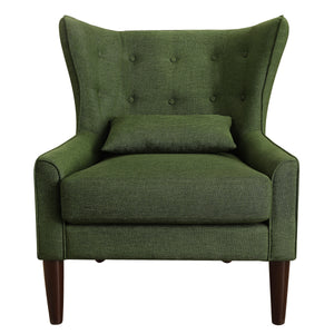 Kin Tufted Wingback Chair with Back Cushion