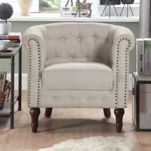 Load image into Gallery viewer, Chelsea Chesterfield with Nailhead Trim Chair