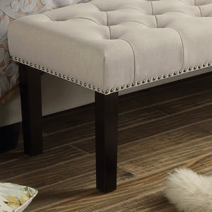 Estella Nailhead Upholstered Bench