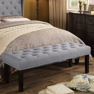 Estella Nailhead Upholstered Bench