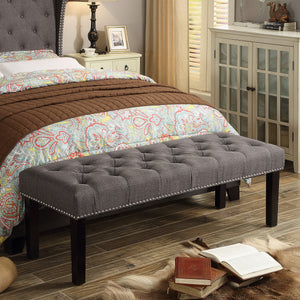 Estella Nailhead Upholstered Bench