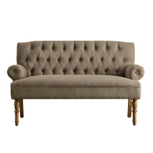 Load image into Gallery viewer, Herma Signature Chesterfield Scrolled Arm Tufted Upholstered Loveseat