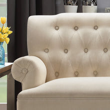 Load image into Gallery viewer, Herma Signature Chesterfield Scrolled Arm Tufted Upholstered Loveseat