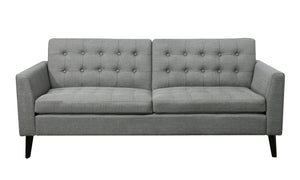 Issac Linen Tufted Square Arm Sofa