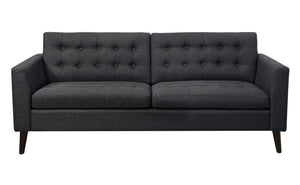 Issac Linen Tufted Square Arm Sofa