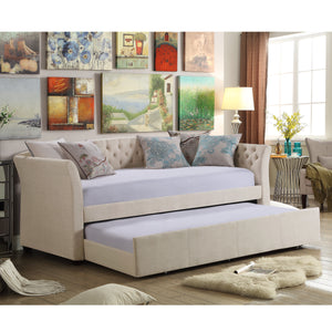 Celine Tufted Twin Size Daybed with Trundle