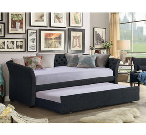 Celine Tufted Twin Size Daybed with Trundle