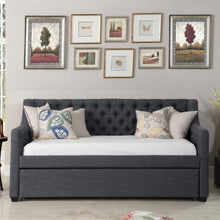 Load image into Gallery viewer, Celina Tufted Twin Size Daybed with Trundle