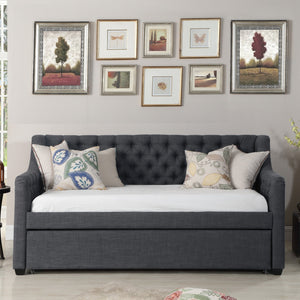 Celina Tufted Twin Size Daybed with Trundle