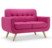 Load image into Gallery viewer, Milton Tufted Contemporary Square Arm Loveseat