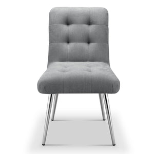 Nico Tufted Armless Slipper Accent Chair