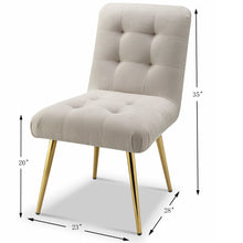 Load image into Gallery viewer, Nico Tufted Armless Slipper Accent Chair