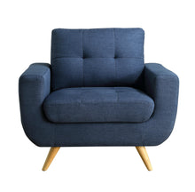 Load image into Gallery viewer, Milton Tufted Contemporary Square Arm Chair