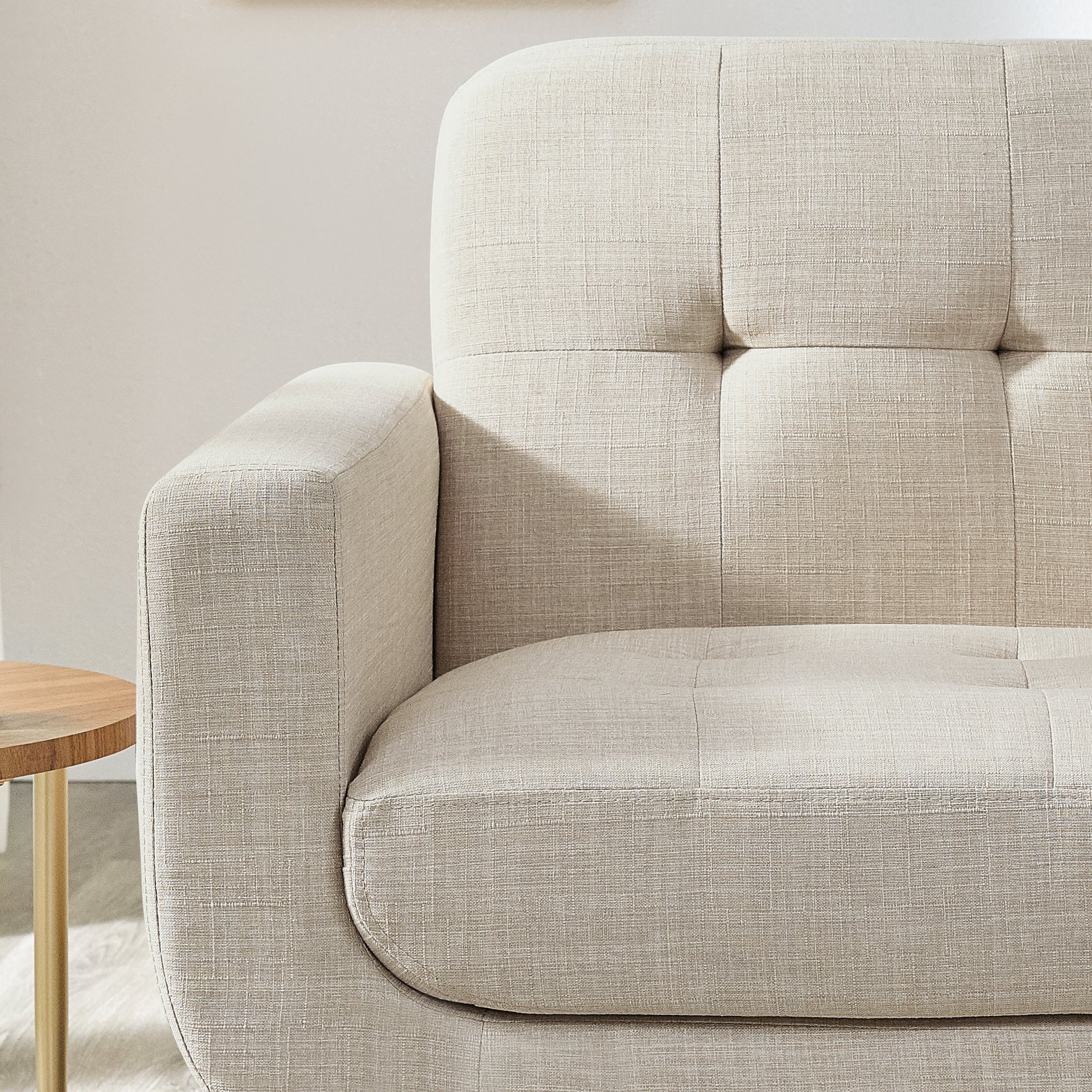 Square arm armchair online
