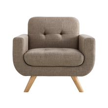 Load image into Gallery viewer, Milton Tufted Contemporary Square Arm Chair