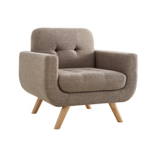 Load image into Gallery viewer, Milton Tufted Contemporary Square Arm Chair