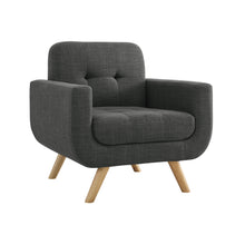 Load image into Gallery viewer, Milton Tufted Contemporary Square Arm Chair