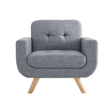 Load image into Gallery viewer, Milton Tufted Contemporary Square Arm Chair