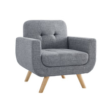 Load image into Gallery viewer, Milton Tufted Contemporary Square Arm Chair