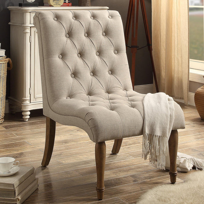 Terri Tufted Dining/Living Room Accent Chair