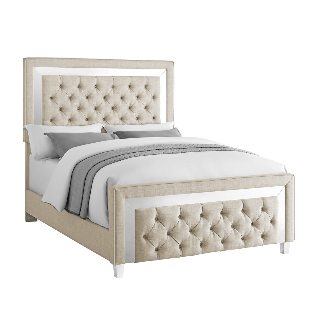Noriah Upholstered Wingback Standard Bed