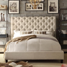 Load image into Gallery viewer, Potter Chesterfield Rolled Out Tufted Upholstered Bed