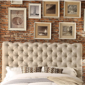 Potter Chesterfield Rolled Out Tufted Upholstered Bed
